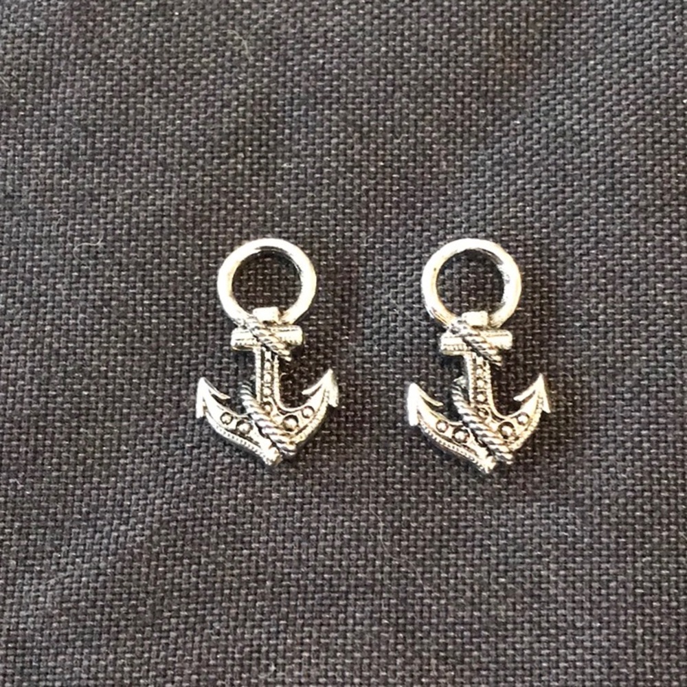 1980’s Anchor Charm/Pendant. Silver-tone from Avon. Set of 2!